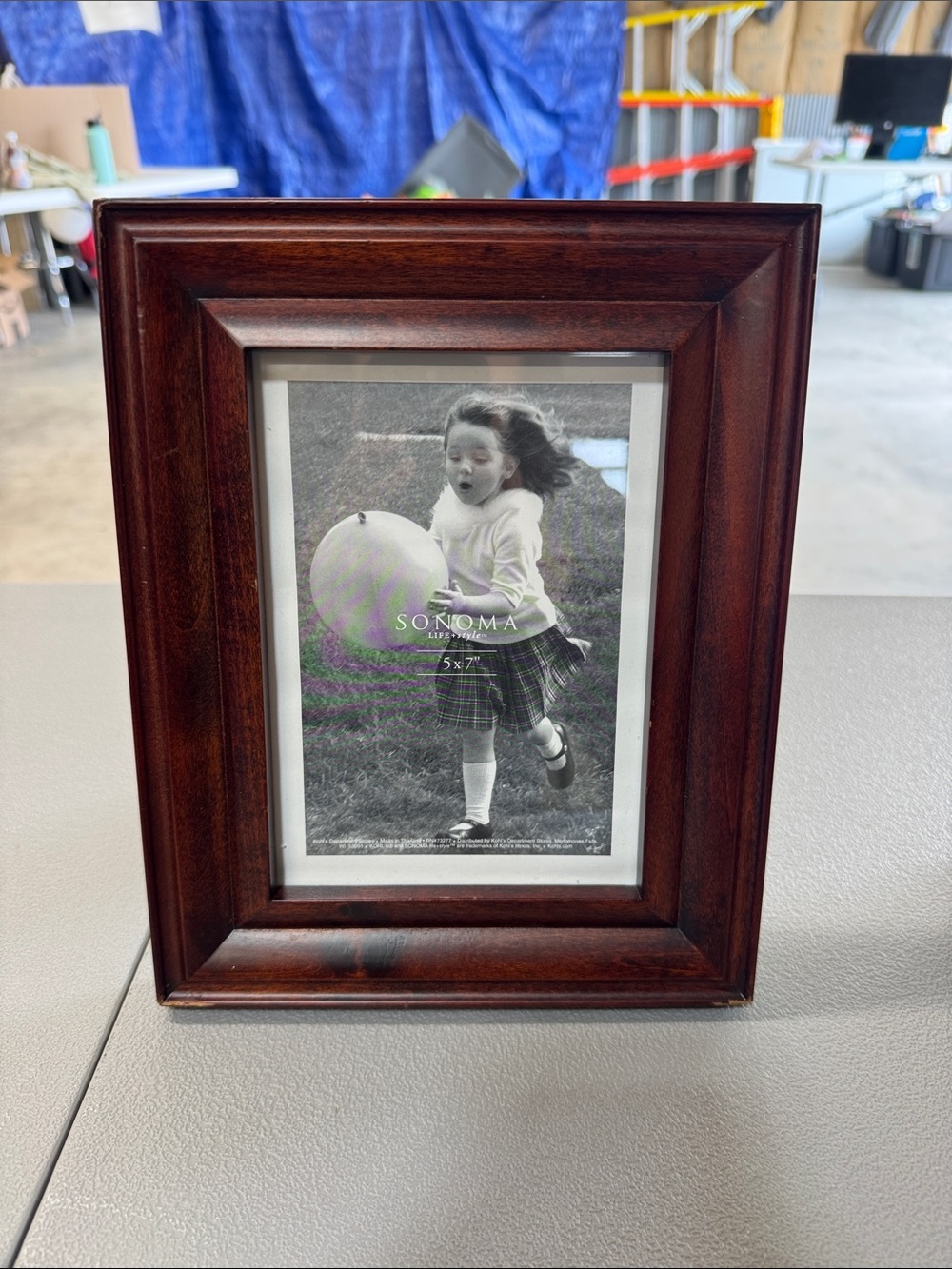 Sonoma Dark Brown Wood Picture Frame with Deep Cherry Finish